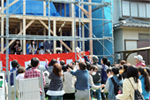 2015年6月20日上棟式餅まき