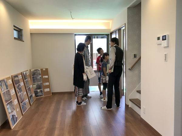 6月4日 枚方市 建てた後も「安心がつづく家づくり」がわかる完成見学会の様子