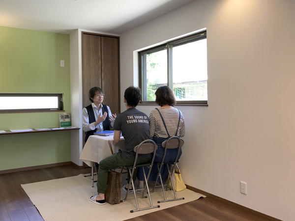 6月4日 枚方市 建てた後も「安心がつづく家づくり」がわかる完成見学会の様子