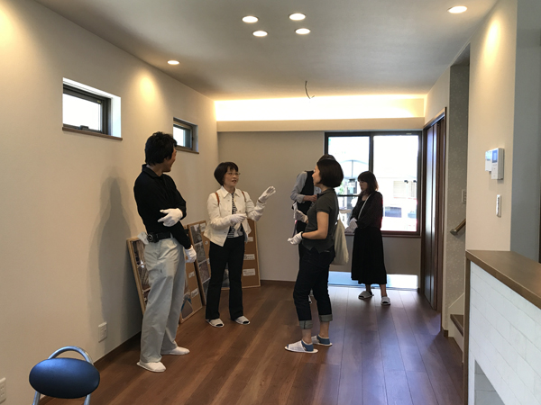 6月4日 枚方市 建てた後も「安心がつづく家づくり」がわかる完成見学会の様子