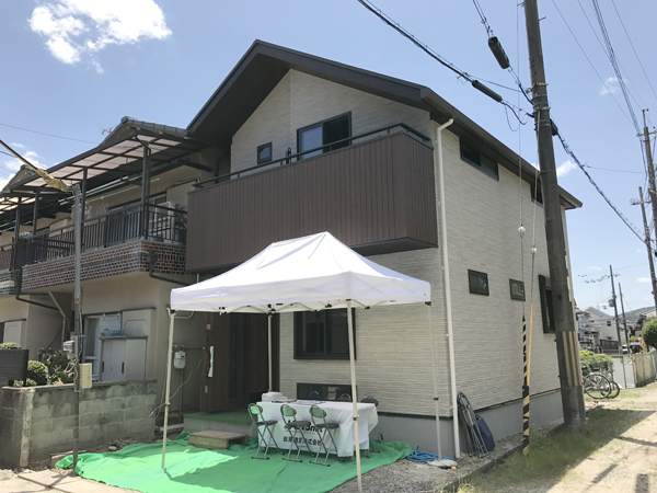 6月4日 枚方市 建てた後も「安心がつづく家づくり」がわかる完成見学会の様子