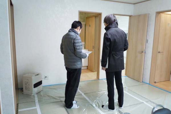 1月21日 枚方市 笑顔で暮らせる二世帯住宅<br />
完成見学会と相談会の様子