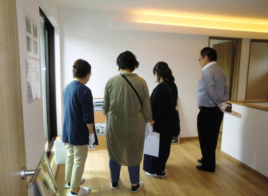 枚方市楠葉朝日 完成見学会&相談会の様子