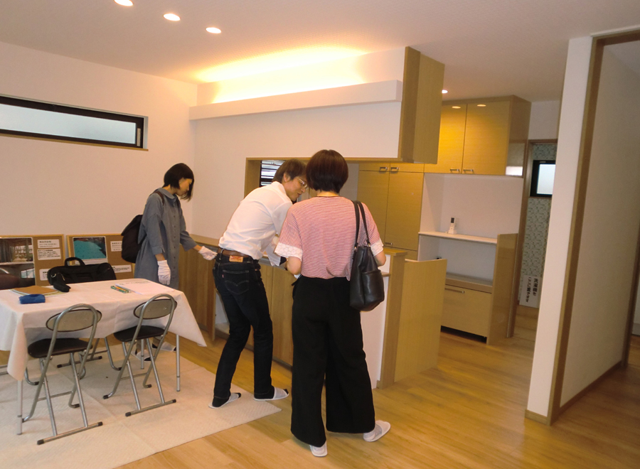 枚方市楠葉朝日 完成見学会&相談会の様子