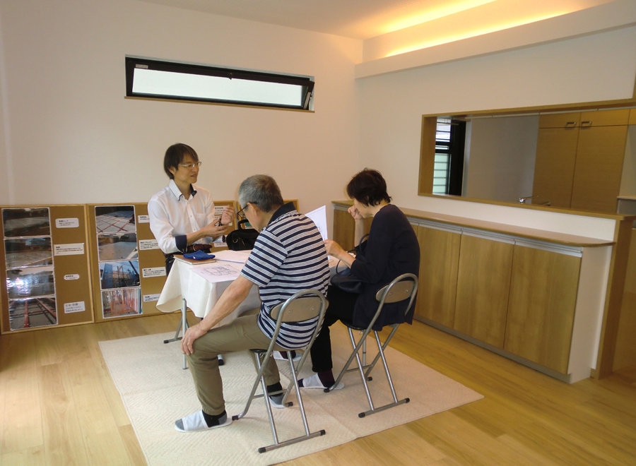 枚方市楠葉朝日 完成見学会&相談会の様子