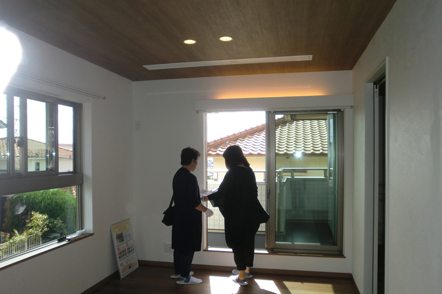枚方市楠葉面取町 完成見学会&相談会の様子