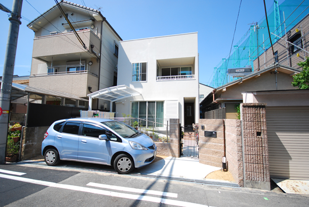 ３６坪　二世帯住宅　３階建てバリアフリーの家　大阪市　Ｙ様邸