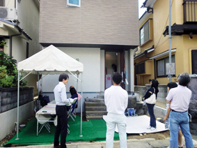 長岡京市:3階建て住宅 ご予約制の完成見学会のご報告