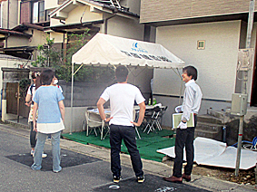 長岡京市:3階建て住宅 ご予約制の完成見学会のご報告