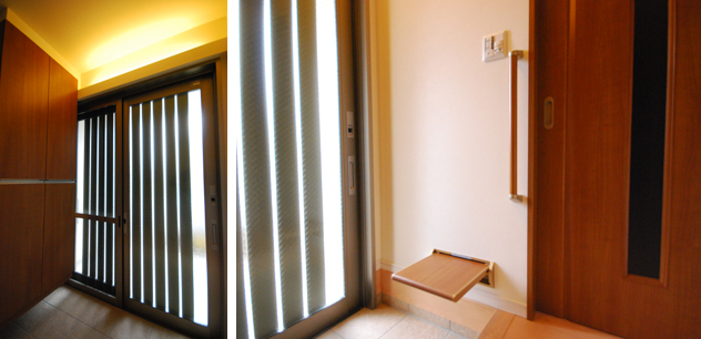 二世帯住宅 寝屋川市 K様邸 玄関