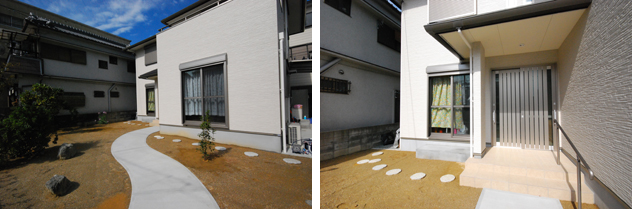 二世帯住宅 寝屋川市 K様邸 エクステリア